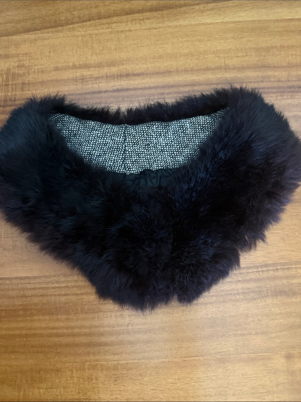 Dark brown Fur Collar